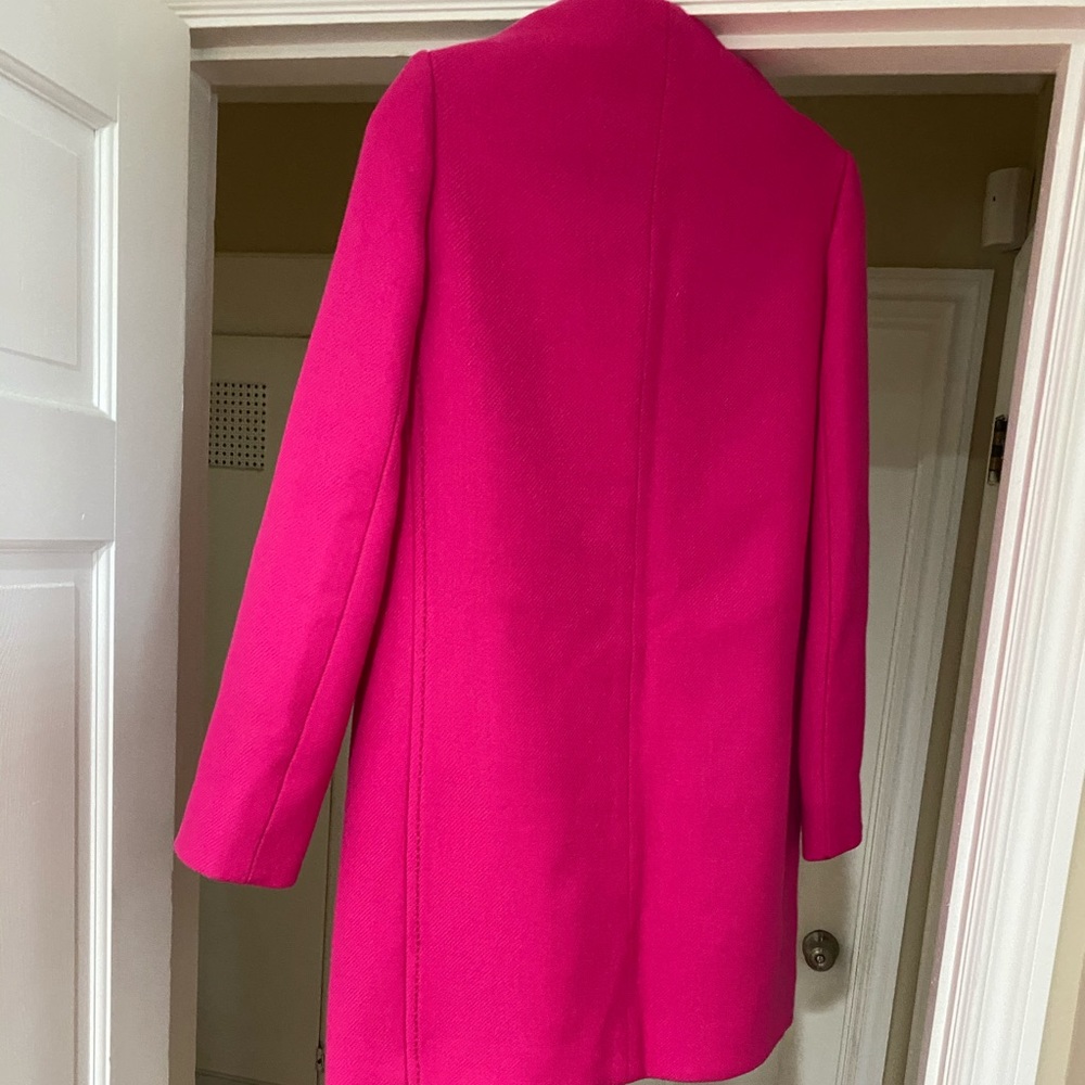 Pink trench coat